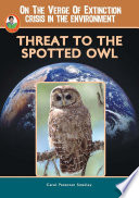Threat to the Spotted Owl cover