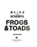 Frogs and Toads cover