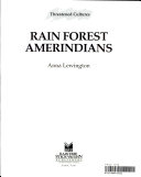 Rain Forest Amerindians cover