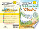 Chicken Said, "Cluck!" cover