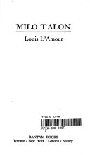 Milo Talon cover