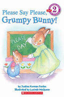 Please Say Please, Grumpy Bunny cover