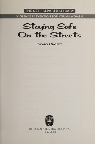Staying Safe on the Streets cover