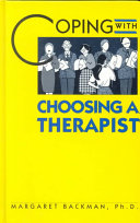 Coping with Choosing a Therapist cover