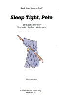 Sleep Tight, Pete cover