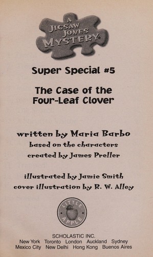 The Case of the Four-Leaf Clover cover