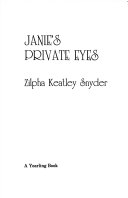 Janie's Private Eyes cover