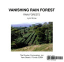 Vanishing Rain Forest cover