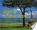 Animal Characteristics cover