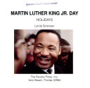 Martin Luther King, Jr. Day cover