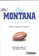 Joe Montana: The Comeback Kid cover