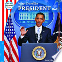 What Does the President Do? cover