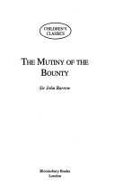 The Mutiny of the Bounty cover