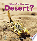 What Can Live in a Desert? cover