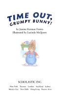 Time Out, Grumpy Bunny! cover