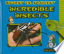 Biggest vs. Smallest Incredible Insects cover