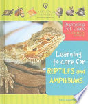 Learning to Care for Reptiles and Amphibians cover