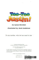 Too-Too Justin! cover