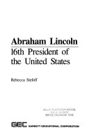 Abraham Lincoln: 16th President of the United States cover