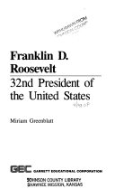Franklin D. Roosevelt: 32nd President of the United States cover