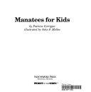 Manatees for Kids/Manatee Magic for Kids cover