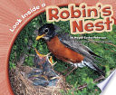 Look Inside a Robin's Nest cover