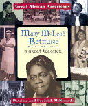 Mary McLeod Bethune: A Great Teacher cover