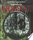 Searching for Bigfoot cover