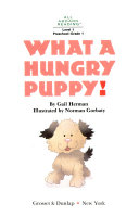What a Hungry Puppy! cover