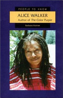 Alice Walker: Author of the Color Purple cover