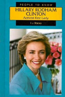 Hillary Rodham Clinton: Activist First Lady cover