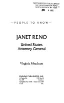 Janet Reno: United States Attorney General cover