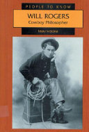 Will Rogers: Cowboy Philosopher cover
