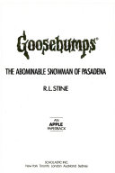 The Abominable Snowman of Pasadena cover