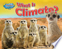 What Is Climate? cover