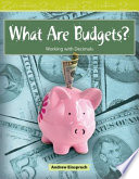 What Are Budgets? Working with Decimals cover