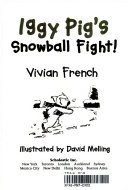 Iggy Pig's Snowball Fight! cover