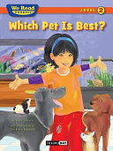 Which Pet Is Best? cover