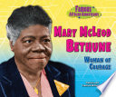 Mary McLeod Bethune: Woman of Courage cover