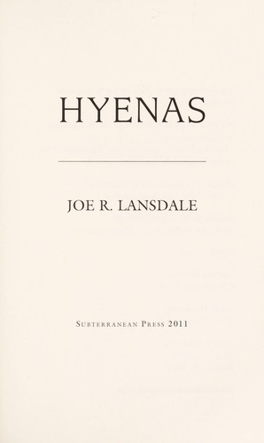 Hyenas cover