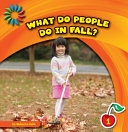 What Do People Do in Fall? cover