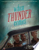 When Thunder Comes: Poems for Civil Rights Leaders cover
