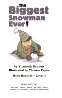 The Biggest Snowman Ever! cover