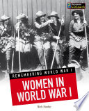 Women in World War I cover