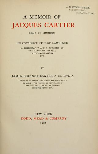 Jacques Cartier cover