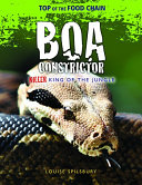 Boa Constrictor: Killer King of the Jungle cover