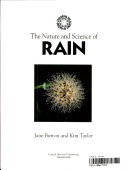 The Nature and Science of Rain cover