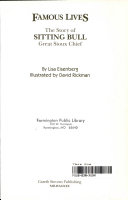 The Story of Sitting Bull: Great Sioux Chief cover