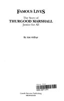 The Story of Thurgood Marshall: Justice for All cover