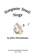Simpson Snail Sings cover